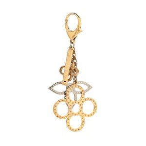 Louis Vuitton Neo Tapage Bag Charm Key Holder Gold Silver Monogram with Box